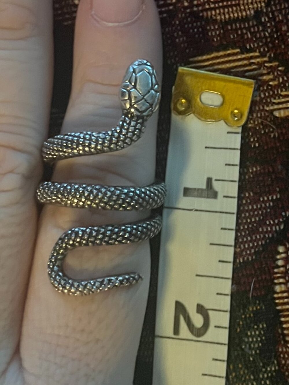 Silver Snake Ring from Torrid